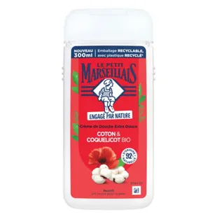Le Petit Marseillais Doccia Crema Extra Delicato Latte di Cotone e Papavero 250ml