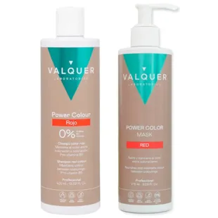 Valquer Pack Power Color Red Shampoo 400 ml + Maske 275 ml