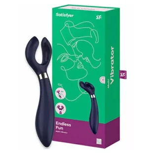 Satisfyer Endless Fun Multi-Vibrator Black 1 unit