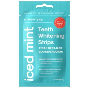 Smilepen Pop Tiras Dentales Blanqueadoras Menta