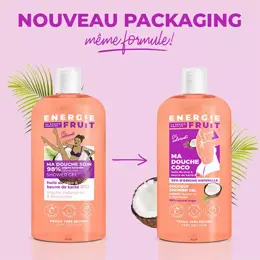 Energie Fruit Ma Douche Soin Peaux Très Sèches Gel Coco & Beurre de Karité Bio 500ml