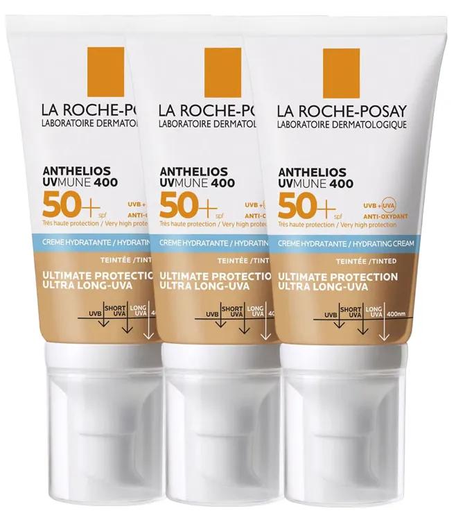 La Roche Posay Anthelios UV-Mune 400 Kleur SPF50+ 3x50 ml