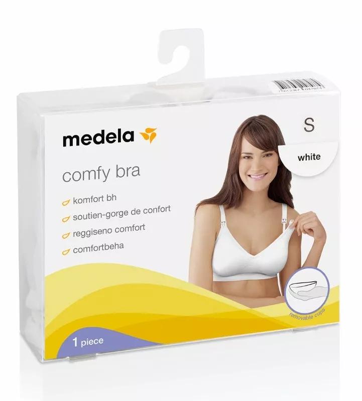 Comfy Medela Maternity Bra Size S White