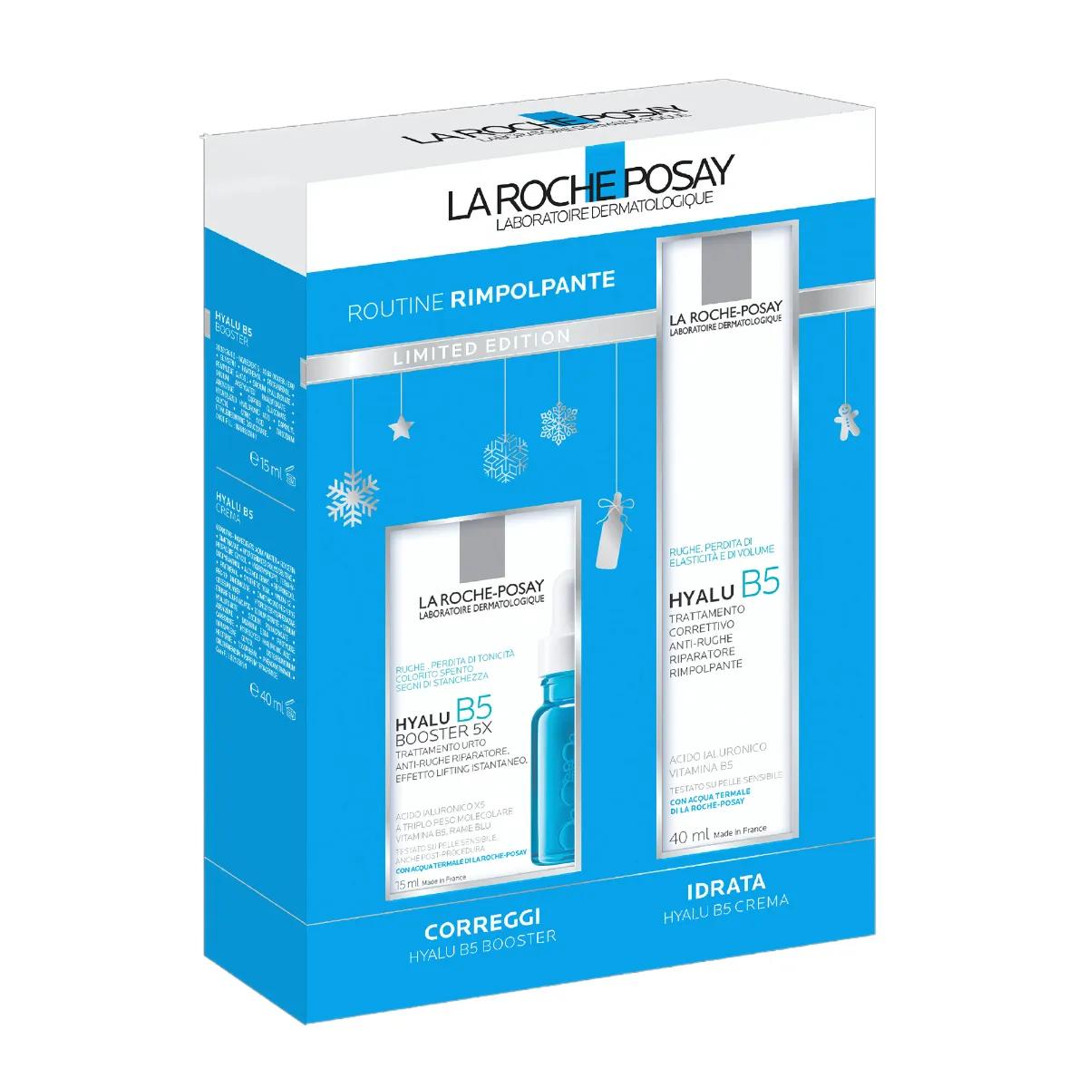 La Roche Posay Cofanetto Rimpolpante Hyalu B5 Booster 15 ml + Hyalu B5 Crema 40 ml