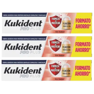 Kukident Pro Plus Firmness when Chewing 3x57 gr SAVINGS PACK