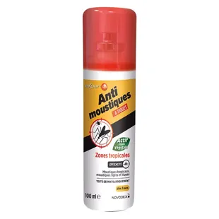 Novodex Expert 123 Anti-Moustiques et Tiques Zones Tropicales100m