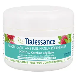 Natessance Masque Capillaire Sublimateur Régénérant Ricin 200ml