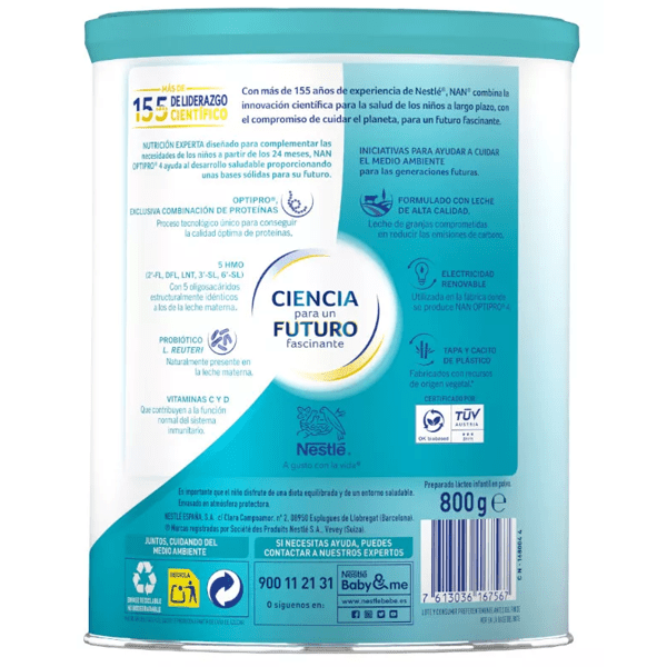 Nestlé Nan Optipro 4 Groeimelk 800 gr