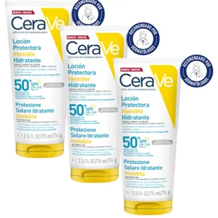 CeraVe Invisible Protective Moisturizing Lotion SPF50+ 3x75 ml