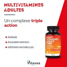 Vitavea Multi Vitamines Adulte Energie Equilibre nerveux 30 gummies