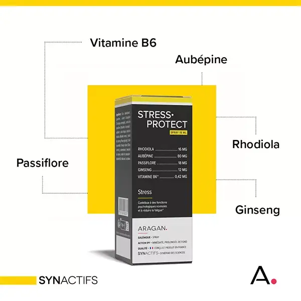 Aragan - Synactifs - STRESSProtect® - Stress - Rhodiola -Spray 15ml