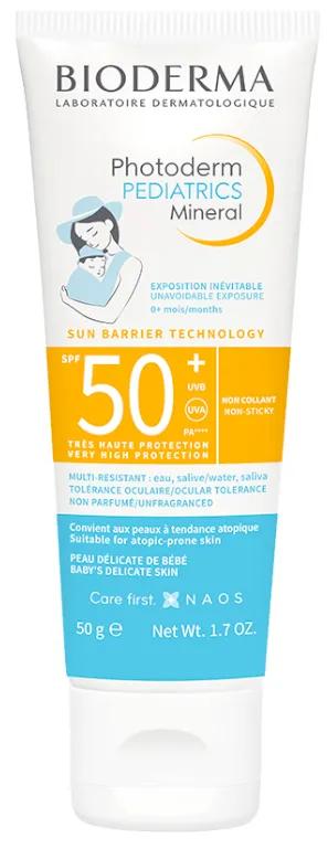 Imagen de Bioderma Photoderm Pediatrics Mineral SPF50+ 50 gr