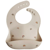 Bavoir en silicone imprimé arc-en-ciel Mushie