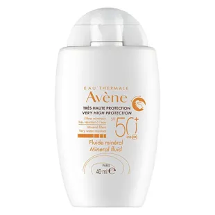 Avène Solaire Fluido Minerale Trasparente SPF 50+ 40ml