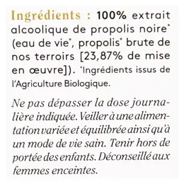 Ballot-Flurin Santé Spray Propolis Noire Avec Alcool 100% Bio 15ml