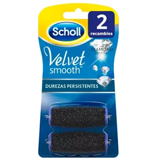 Scholl Velvet Smooth Recambio LimaPies con Durezas Persistentes 2 uds