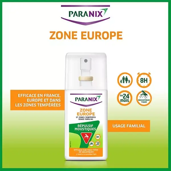 Paranix Mosquitos Spray Zona Europa 90ml