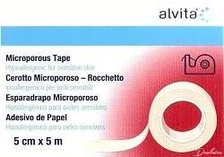 Alvita Cerotti Microporosi Rocchetto Ipoallergenico 5cm x 5m