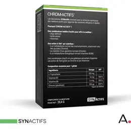 Aragan - Synactifs - Chromactifs® - Métabolisme - Vitamines B3 & B6 - 60 gélules