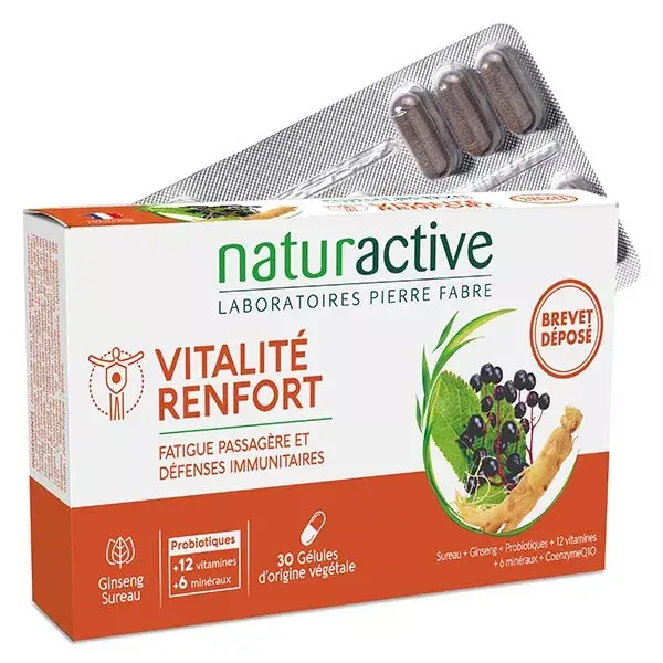 Naturactive Activ 4 Renfort  Défenses Immunitaires Vitalité 30 gélules
