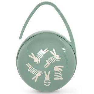 Suavinex Wonderland Pacifier Holder with Bunnies, Green