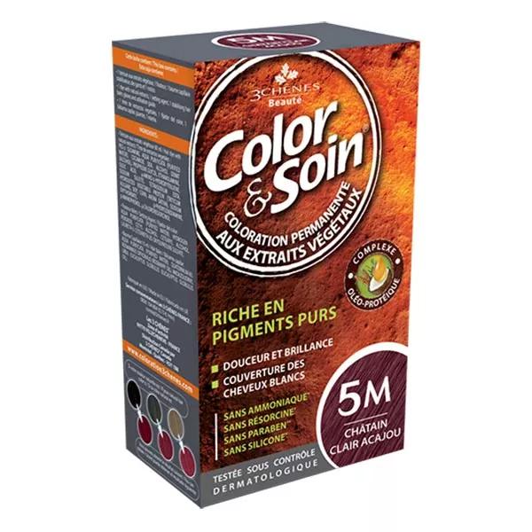 Los robles Color & cuidado marrón claro caoba 5 M 3