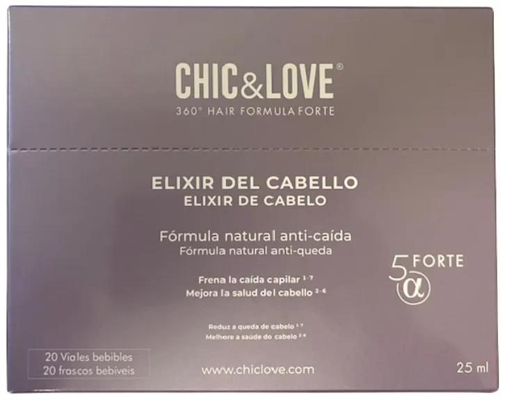 Chic&amp;Love 360 Haarformule 5-alpha Forte 20 flesjes