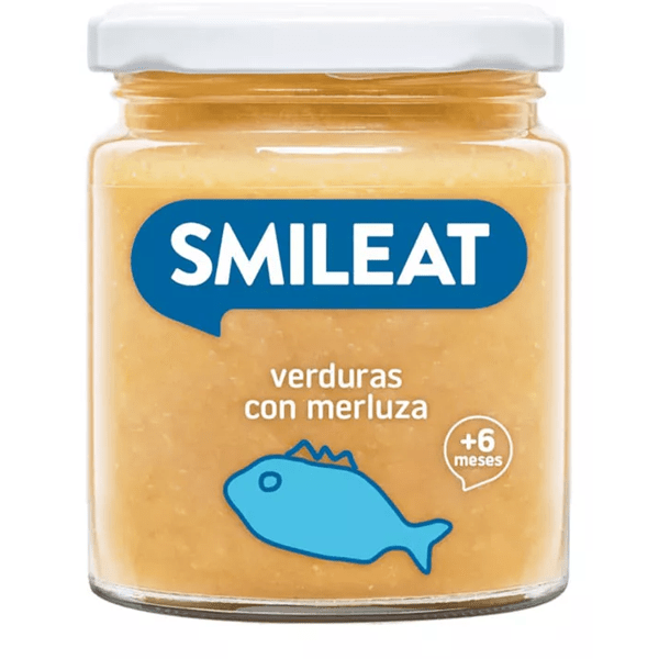 Smileat Jar of Vegetables with Organic Hake 4x230 gr
