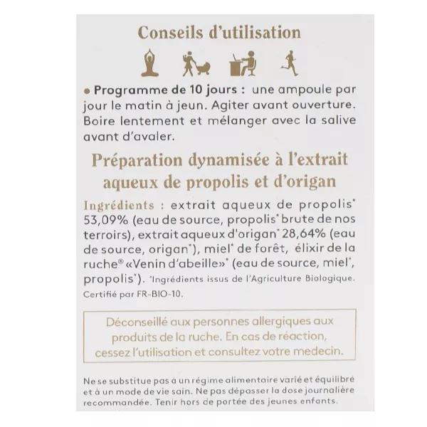 Ballot-Flurin Santé Preparación Dinamizada Propóleo Blanco Orégano Bio 10 ampollas