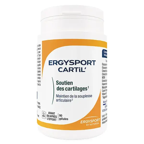 Nutergia  Ergysport Cartil Soutien Des Cartilages Et Souplesse Articulaire 90 gélules