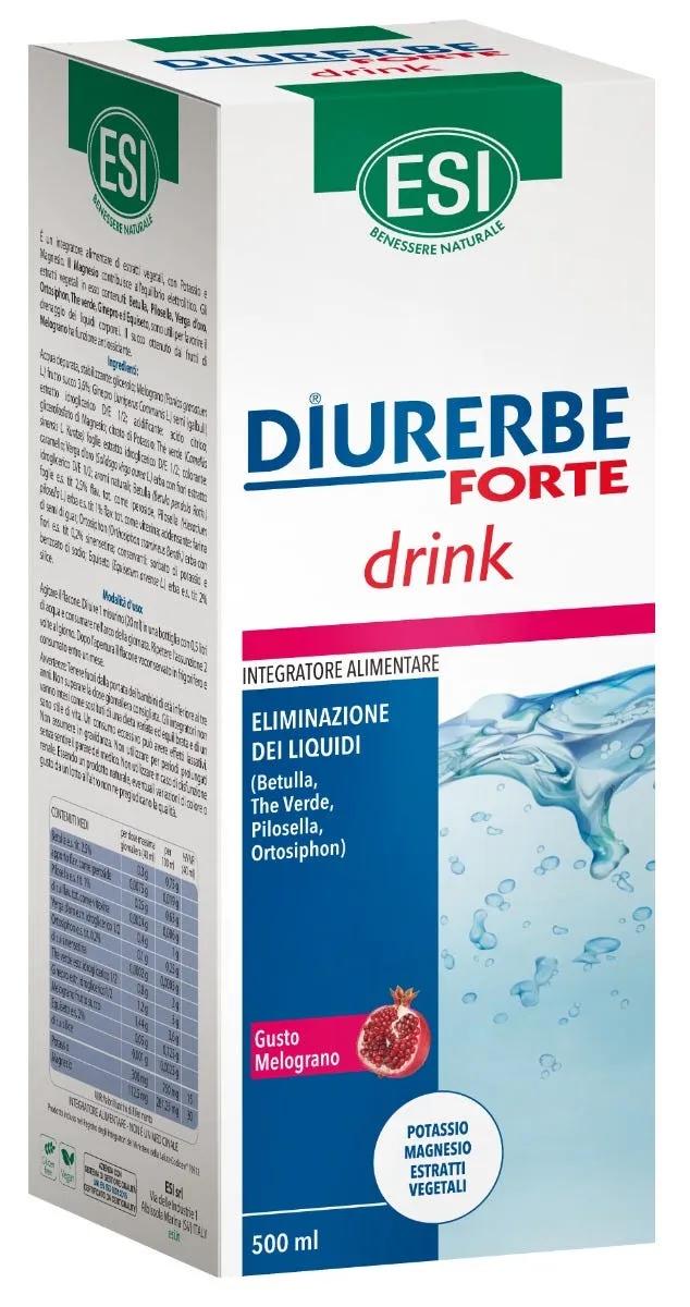 Esi Diurerbe Forte Drink Melograno Integratore Drenante 500 ml