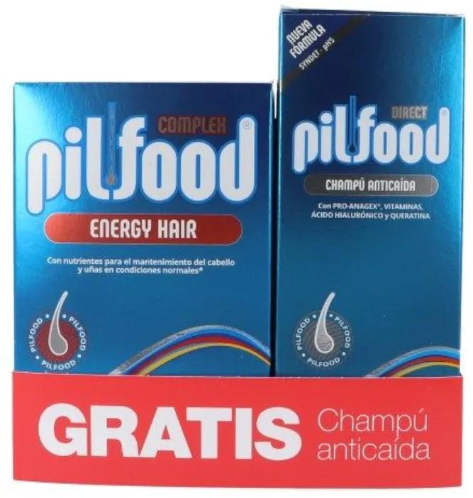 Pilfood Energy Hair 60 Tabletten + GRATIS Shampoo 200 ml