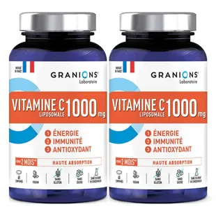 Granions Liposomiale Vitamina C 1000mg 60 compresse Confezione da 2