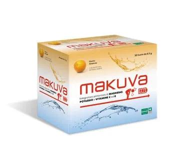 Makuva Arancia Rossa Integratore di Magnesio Potassio Vitamine 20 Bustine