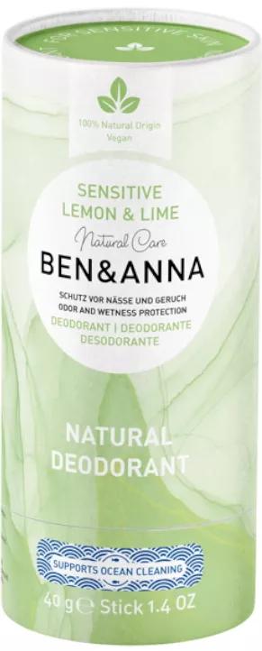 Ben&Anna Sensitive Limetten- und Zitronen-Deodorant 40 gr