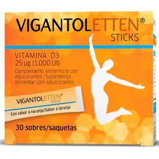 Vigantoletten Vitamin D3 Orange flavor 30 sachets