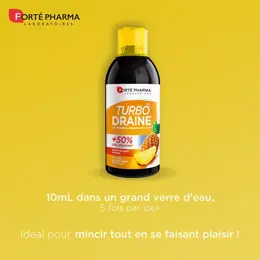 Forté Pharma TurboDraine Ananas Draineur Minceur Elimination 500mL