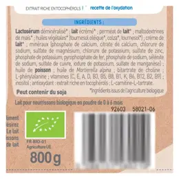 Babybio Lait Infantile Primea 1er Âge Bio 800g