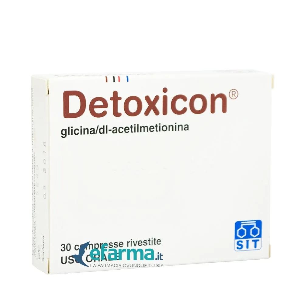 Detoxicon Compresse Rivestite 175mg + 125mg Glicina Dl-acetilmetionina 30 Compresse