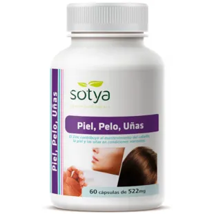 Cheveux et ongles Sotya 522 mg 60 gélules