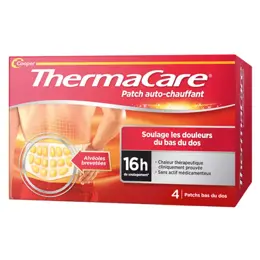 Thermacare Patch Auto-Chauffant Bas du Dos 4 unités