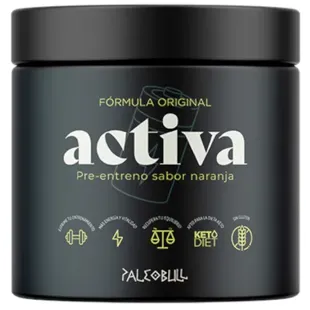Paleobull Activa Pre-Workout Caffeine Free Orange 225 gr