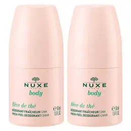 Nuxe Body Rêve de Thé Déodorant Fraîcheur 24H Roll-On Lot de 2 x 50ml