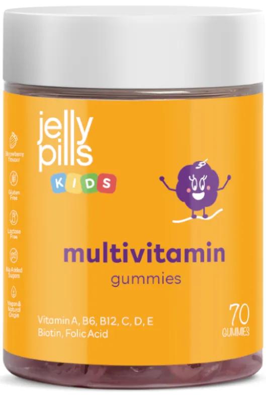 Jelly Pills Kids Multivitamin 70 Gummies Fraise