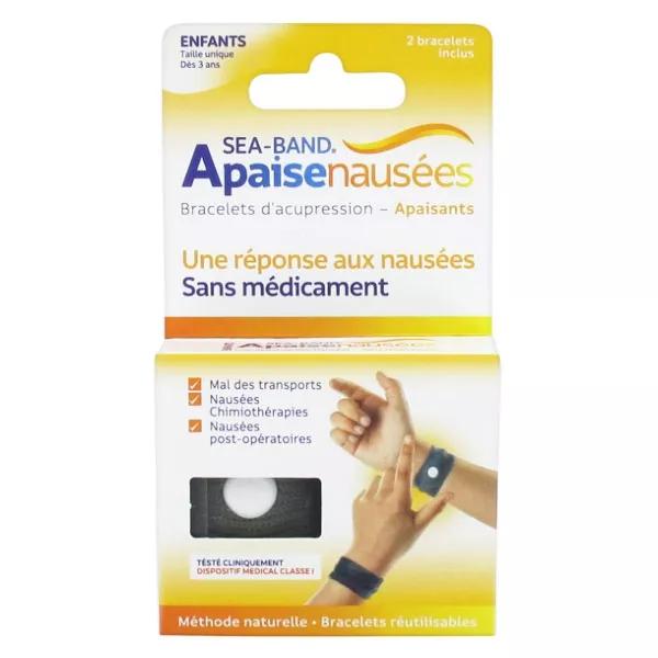 Sea Band Niños Pulsera Antináuseas Verde 2 unidades