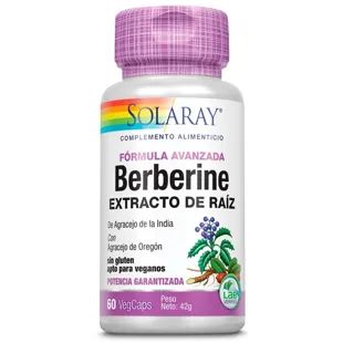 Solaray Berberine 60 Vegetable Capsules