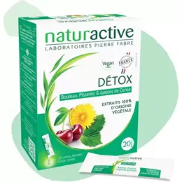 Naturactive Détox Goût Citron 20 sticks fluides