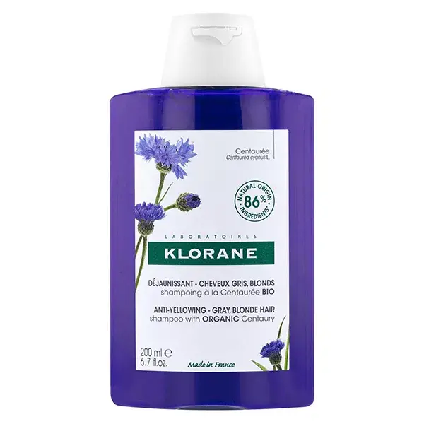 Klorane Centaurée Shampoing Déjaunissant 200ml