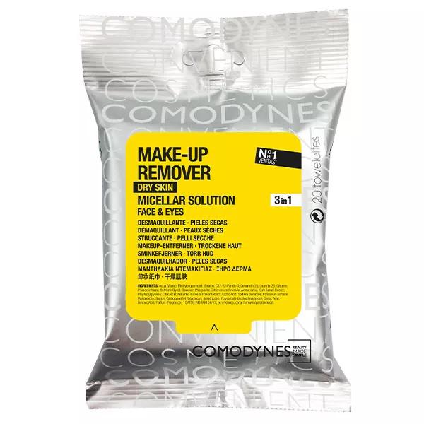 Comodynes Makeup Remover 20 Salviette detergente pelle secca