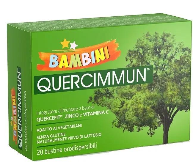 Quercimmun Bambini Integratore per Sistema Immunitario 20 Bustine Orosolubili